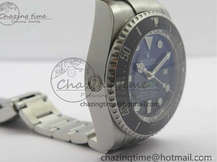 0129 WeatherProof Sea-Dweller 126660 ‘D-Blue’ Noob 1:1 Best Edition 904L SS Case and Bracelet A3235 Clone 3206